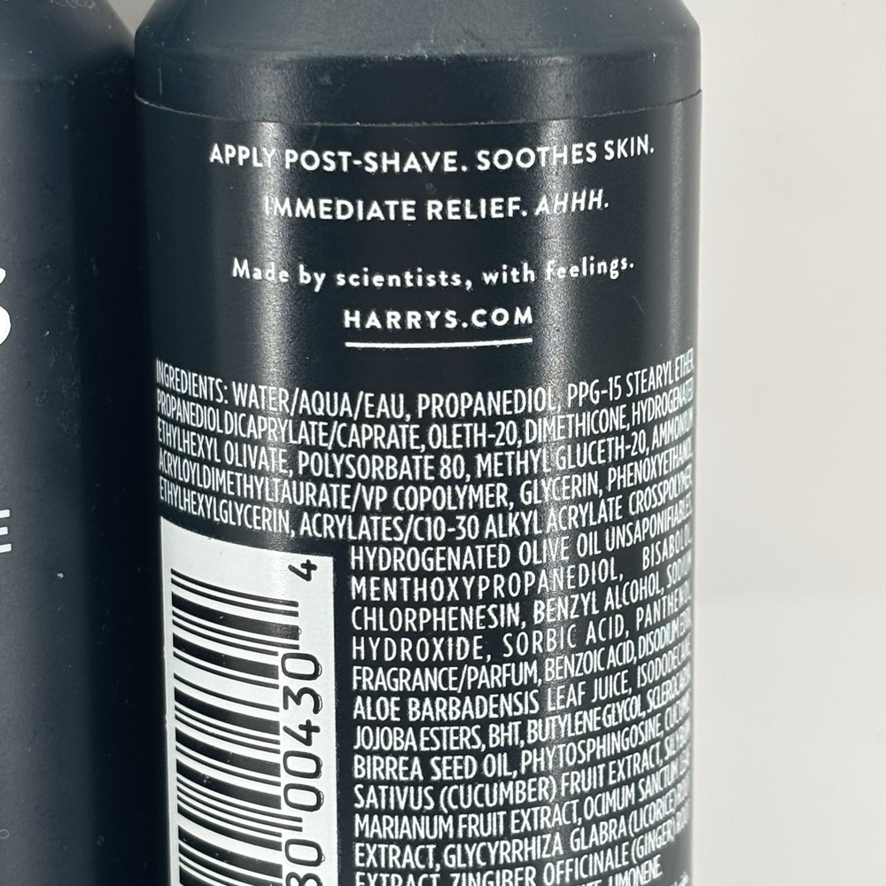 Lot of 3 Harry's Post Shave Balm with Aloe 3.4 oz Men's After Shave Care - Picture 3 of 4